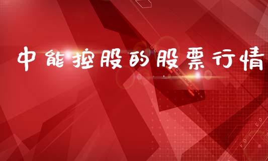中能控股的股票行情_https://www.fsyjjx.cn_股票指导_第1张