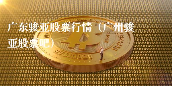 广东骏亚股票行情（广州骏亚股票吧）_https://www.fsyjjx.cn_股指期货_第1张