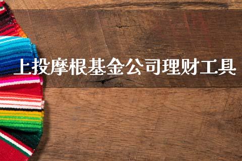 上投摩根基金公司理财工具_https://www.fsyjjx.cn_理财资讯_第1张