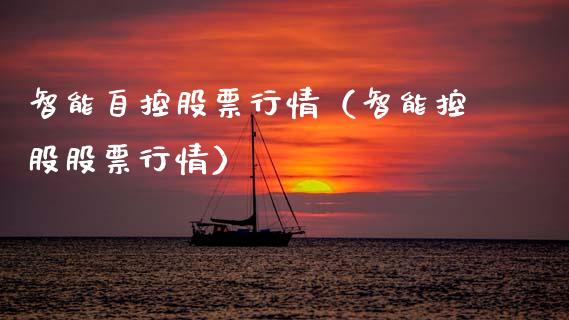 智能自控股票行情（智能控股股票行情）_https://www.fsyjjx.cn_股市分析_第1张