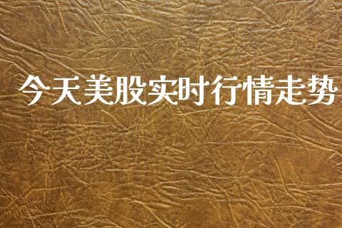 今天美股实时行情走势_https://www.fsyjjx.cn_期货研报_第1张