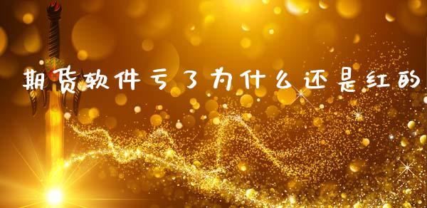 期货软件亏了为什么还是红的_https://www.fsyjjx.cn_问财精选_第1张