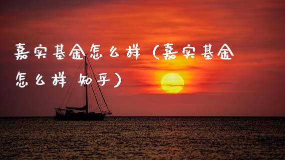 嘉实基金怎么样（嘉实基金怎么样 知乎）_https://www.fsyjjx.cn_理财资讯_第1张