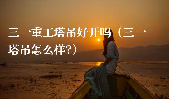 三一重工塔吊好开吗（三一塔吊怎么样?）_https://www.fsyjjx.cn_股市分析_第1张