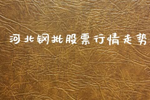 河北钢批股票行情走势_https://www.fsyjjx.cn_股票指导_第1张