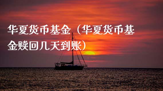 华夏货币基金（华夏货币基金赎回几天到账）_https://www.fsyjjx.cn_问财精选_第1张