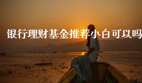 银行理财基金推荐小白可以吗_https://www.fsyjjx.cn_问财精选_第1张