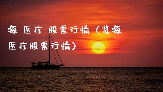 海 医疗 股票行情（览海医疗股票行情）_https://www.fsyjjx.cn_股票指导_第1张