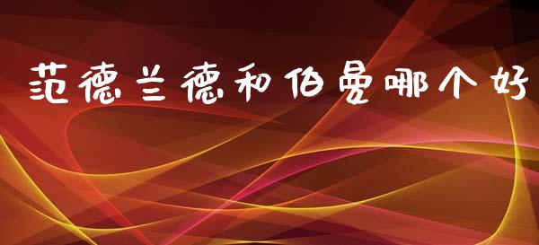 范德兰德和伯曼哪个好_https://www.fsyjjx.cn_股票指导_第1张