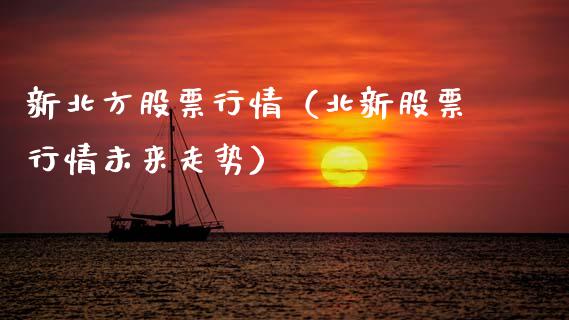 新北方股票行情（北新股票行情未来走势）_https://www.fsyjjx.cn_股市分析_第1张