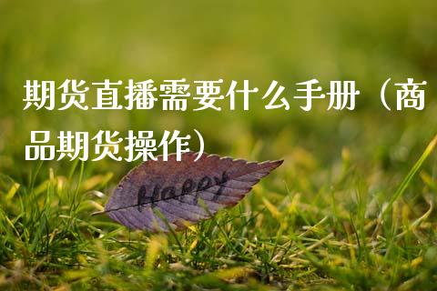 期货直播需要什么手册（商品期货操作）_https://www.fsyjjx.cn_期货在线_第1张