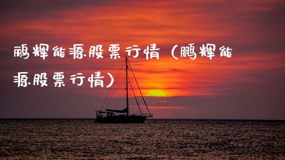 鹂辉能源股票行情（鹏辉能源股票行情）_https://www.fsyjjx.cn_股市分析_第1张