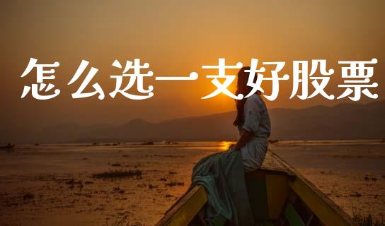 怎么选一支好股票_https://www.fsyjjx.cn_理财资讯_第1张