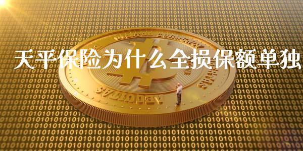 天平保险为什么全损保额单独_https://www.fsyjjx.cn_期货在线_第1张