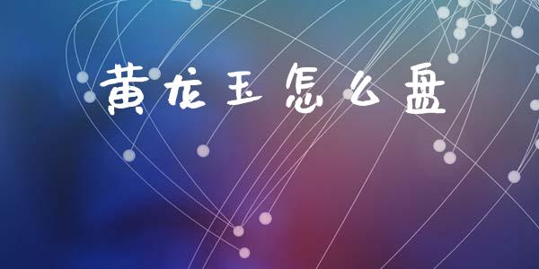 黄龙玉怎么盘_https://www.fsyjjx.cn_期货在线_第1张