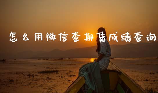 怎么用微信查期货成绩查询_https://www.fsyjjx.cn_股指期货_第1张