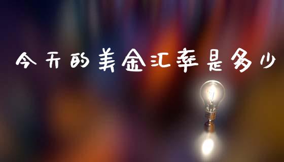 今天的美金汇率是多少_https://www.fsyjjx.cn_期货资讯_第1张