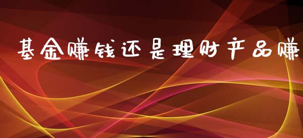 基金赚钱还是理财产品赚_https://www.fsyjjx.cn_问财精选_第1张