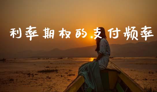 利率期权的支付频率_https://www.fsyjjx.cn_期货资讯_第1张