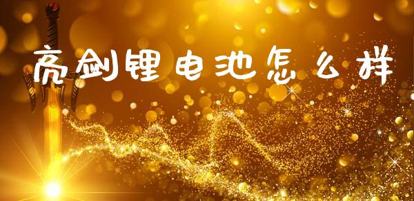 亮剑锂电池怎么样_https://www.fsyjjx.cn_期货资讯_第1张