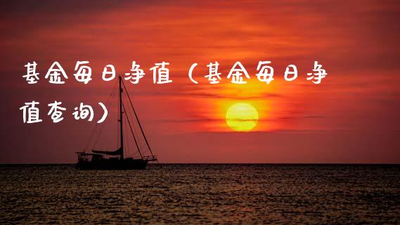 基金每日净值（基金每日净值查询）_https://www.fsyjjx.cn_问财精选_第1张