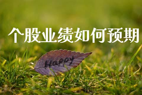 个股业绩如何预期_https://www.fsyjjx.cn_期货研报_第1张