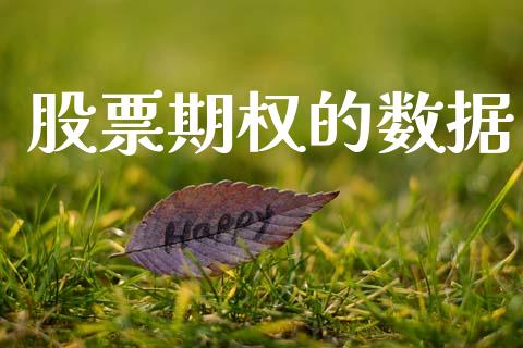股票期权的数据_https://www.fsyjjx.cn_期货研报_第1张