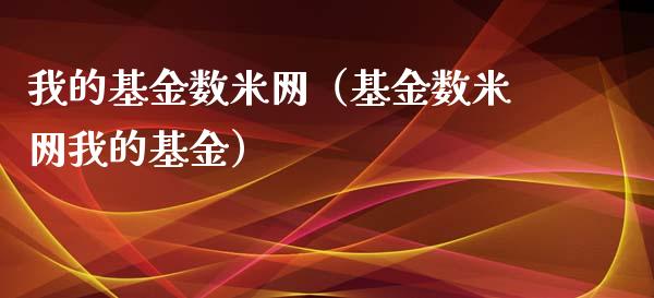 我的基金数米网（基金数米网我的基金）_https://www.fsyjjx.cn_问财精选_第1张