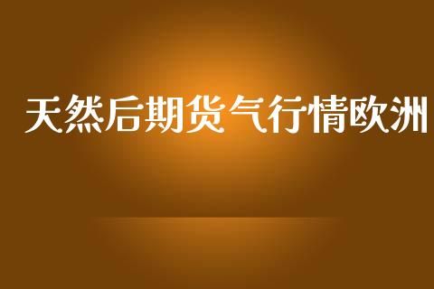 天然后期货气行情欧洲_https://www.fsyjjx.cn_期货资讯_第1张