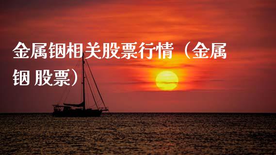 金属铟相关股票行情（金属铟 股票）_https://www.fsyjjx.cn_股市分析_第1张