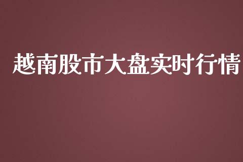 越南股市大盘实时行情_https://www.fsyjjx.cn_期货资讯_第1张