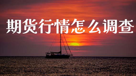 期货行情怎么调查_https://www.fsyjjx.cn_股指期货_第1张