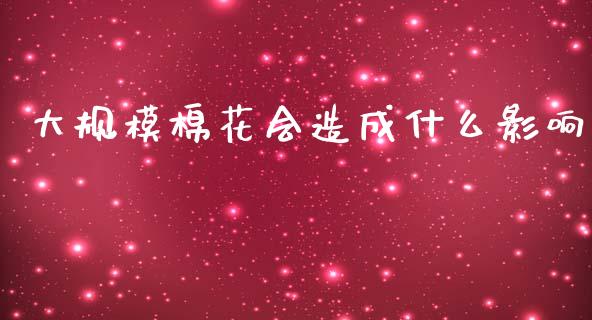 大规模棉花会造成什么影响_https://www.fsyjjx.cn_股市分析_第1张