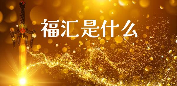 福汇是什么_https://www.fsyjjx.cn_期货资讯_第1张