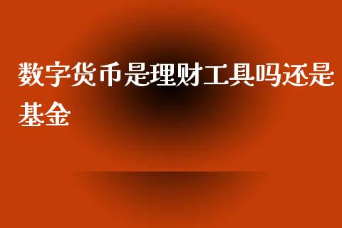 数字货币是理财工具吗还是基金_https://www.fsyjjx.cn_理财资讯_第1张