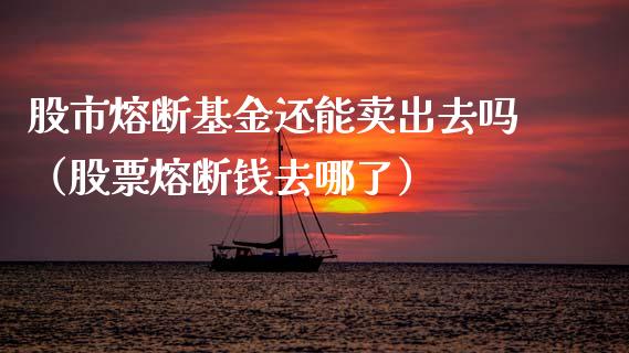 股市熔断基金还能卖出去吗（股票熔断钱去哪了）_https://www.fsyjjx.cn_理财资讯_第1张
