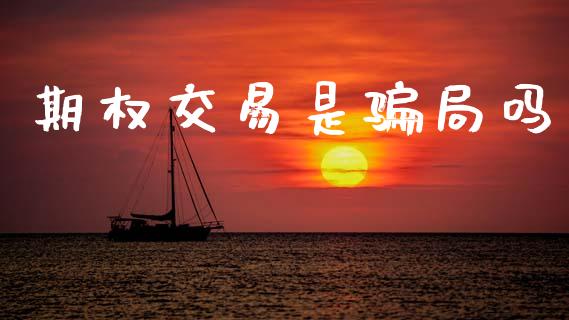 期权交易是骗局吗_https://www.fsyjjx.cn_期货研报_第1张