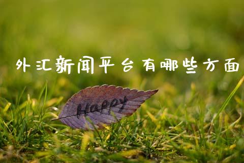 外汇新闻平台有哪些方面_https://www.fsyjjx.cn_期货在线_第1张