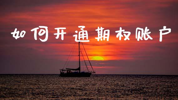 如何开通期权账户_https://www.fsyjjx.cn_期货研报_第1张