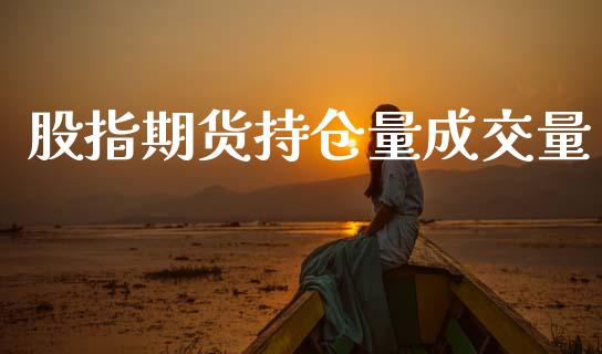 股指期货持仓量成交量_https://www.fsyjjx.cn_股市分析_第1张