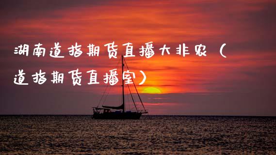 湖南道指期货直播大非农（道指期货直播室）_https://www.fsyjjx.cn_期货在线_第1张