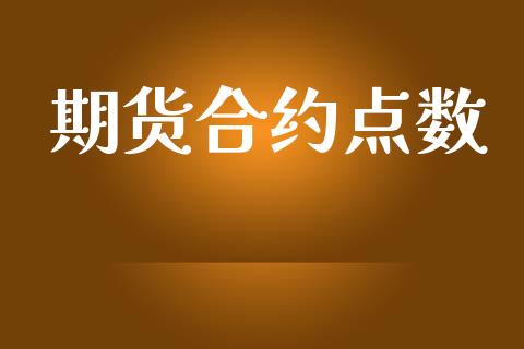 期货合约点数_https://www.fsyjjx.cn_问财精选_第1张