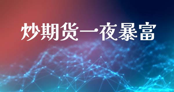 炒期货一夜暴富_https://www.fsyjjx.cn_期货研报_第1张