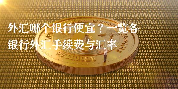 外汇哪个银行便宜？一览各银行外汇手续费与汇率_https://www.fsyjjx.cn_理财资讯_第1张