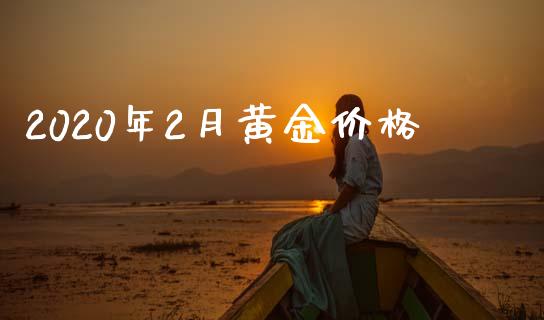 2020年2月黄金价格_https://www.fsyjjx.cn_期货资讯_第1张