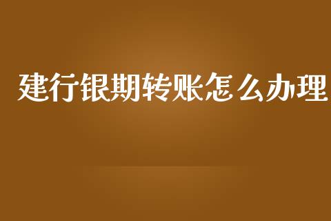 建行银期转账怎么办理_https://www.fsyjjx.cn_期货在线_第1张