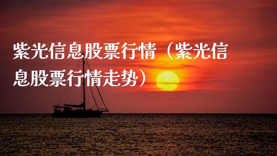 紫光信息股票行情（紫光信息股票行情走势）_https://www.fsyjjx.cn_股指期货_第1张