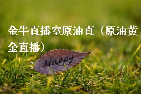 金牛直播室原油直（原油黄金直播）_https://www.fsyjjx.cn_期货在线_第1张