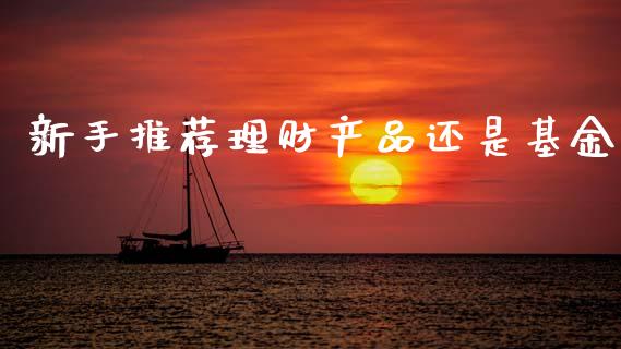 新手推荐理财产品还是基金_https://www.fsyjjx.cn_理财资讯_第1张