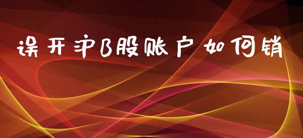 误开沪B股账户如何销_https://www.fsyjjx.cn_问财精选_第1张